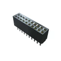 Samtec SFMC Series Straight Through Hole PCB Socket, 10-Contact, 2 Row, 1.27 mm Pitch, 310V, 2.9A Current SFMC-105-01-L-D
