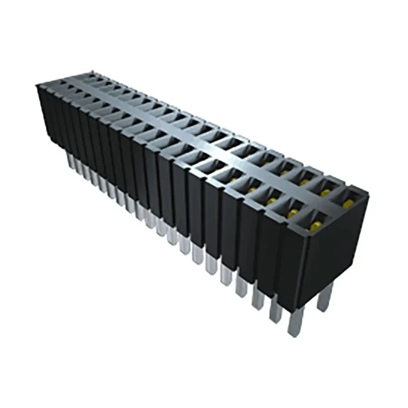 Samtec SLM Series Straight Through Hole PCB Socket 5-Contact 1 Row 1.27 mm Pitch Solder SLM-105-01-S-D