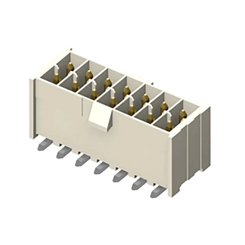 Samtec IPL1 Series Straight Surface PCB Header, 4 Contacts, 2.54 mm Pitch, 2 Rows, Shrouded IPL1