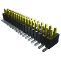Samtec FTSH Series Straight Surface Pin Header, 10 Contacts, 1.27 mm Pitch, 2 Row, Unshrouded FTSH-105-04-L-DV