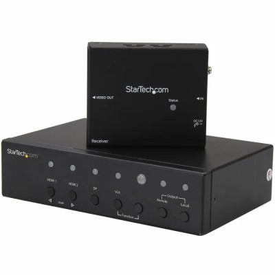 StarTech.com 1 Port VGA, DisplayPort, HDMI over HDBaseT HDMI Extender 70m Maximum Resolution 4096 x 2160 pixel STDHVHDBT
