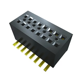 Samtec CLE Series Right Angle Surface PCB Socket 10-Contact 2 Row 0.8 mm Pitch Solder CLE-105-01-G-DV-A