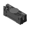 Samtec ASP Series Right Angle Surface PCB Socket, 22-Contact, 2 Row, 0.8 mm Pitch, Solder Termination ASP-137969-01