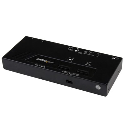 StarTech.com 2 Port 2 Input 2 Output HDMI Matrix Switch, 1920 x 1200 Pixel Resolution VS222HDQ