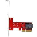 StarTech.com PCIe 2.5 in U.2 NVMe SSD Adapter 81 x 44 x 18 mm PEX4SFF8643