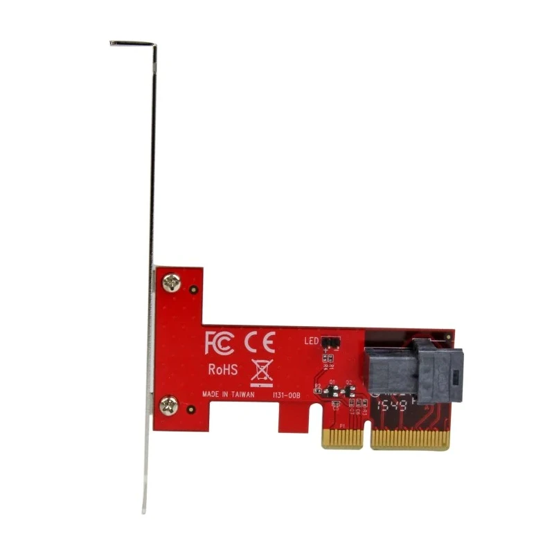 StarTech.com PCIe 2.5 in U.2 NVMe SSD Adapter 81 x 44 x 18 mm PEX4SFF8643