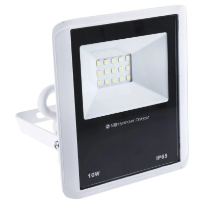 Nightsearcher Faststar m LED Floodlight 1 LED 10W Cool White 6000K 800lm IP65 NSFASTSTAR10