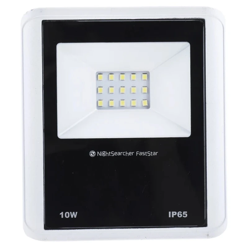 Nightsearcher Faststar m LED Floodlight 1 LED 10W Cool White 6000K 800lm IP65 NSFASTSTAR10