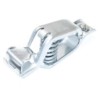 Mueller Electric Black Crocodile Clip Stainless Steel Contact 50A BU-21XPN