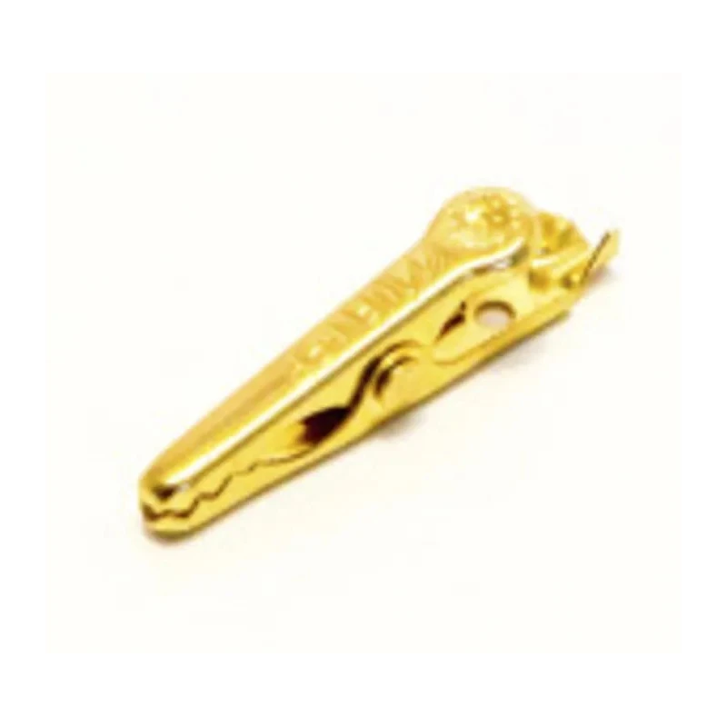 Mueller Electric Black Crocodile Clip Gold Plated Steel Contact 5A BU-30G