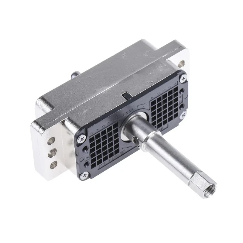 ITT Cannon DLM ZIF Plug Body Straight Male 2 Column 5 Row 60 Way Connector 1.2kV AC 5A Panel Mount Aluminium 127050-0220
