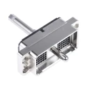 ITT Cannon DLM ZIF Plug Body Straight Male 2 Column 5 Row 60 Way Connector 1.2kV AC 5A Panel Mount Aluminium 127050-0220