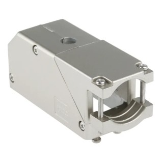 ITT Cannon DL, DLM Series Aluminium Straight D-Sub Backshell 60 Way Strain Relief DL3