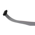 Samtec Ribbon Cable Flat 1.27 mm Pitch 30 AWG 16 Conductor 304.8 mm Length RoHS Compliant FFSD-08-D-12.00-01-N
