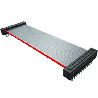 Samtec TCMD Series Ribbon Cable Serial Assembly 2 mm Pitch 10 Conductors 28AWG 2 in Length TCMD-10-T-06.00-01-N