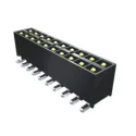 Samtec IPT1 Series Straight Through Hole PCB Header, 10 Contacts, 2.54 mm Pitch, 2 Row, Shrouded 