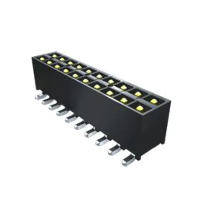 Samtec IPT1 Series Straight Through Hole PCB Header, 20 Contacts, 2.54 mm Pitch, 2 Row, Shrouded 
