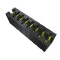 Samtec MNT Shunt Straight Female Black Connector 2 Contacts 2.54 mm Pitch MNT-102-BK-T