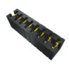 Samtec MNT Shunt Straight Female Black Connector 2 Contacts 2.54 mm Pitch MNT-102-BK-T