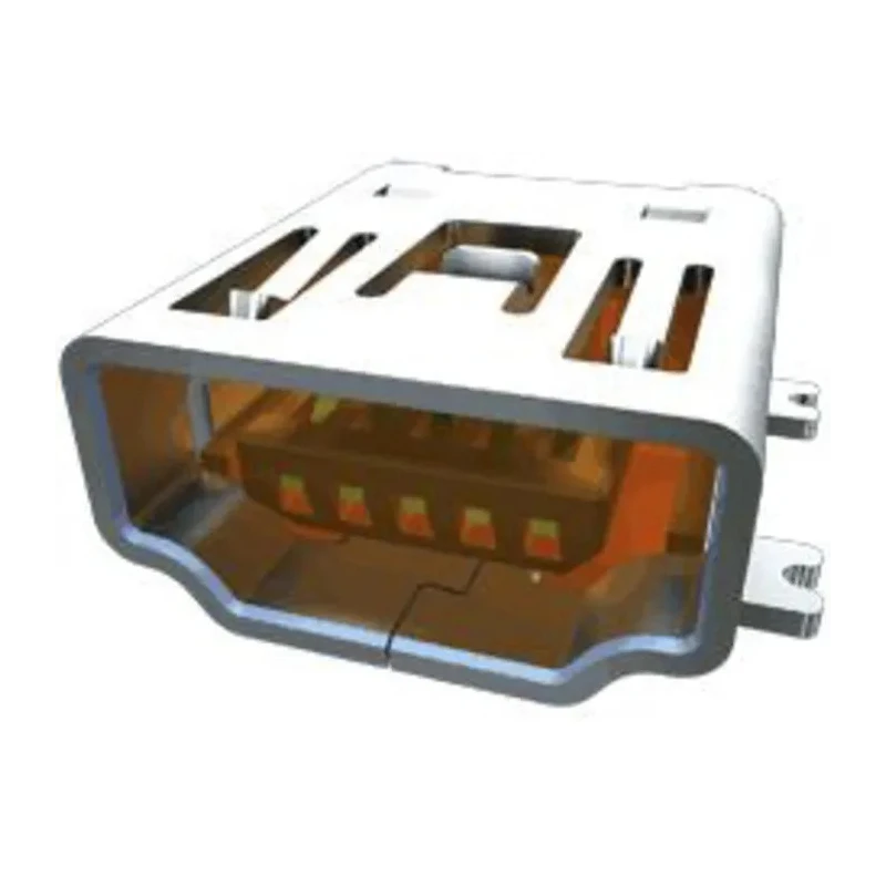 Samtec Straight Surface Mount Female USB Connector Mini USB Type B IP68 USB 2.0 MUSBR-05-F-O-B-SM-A