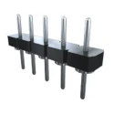 Samtec BBL Series Straight Through Hole Pin Header, 3 Contacts, 2.54 mm Pitch, 1 Row, Unshrouded BBL-103-G-E