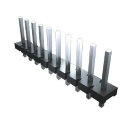 Samtec HPM Series Right Angle Through Hole Pin Header 6 Contacts 5.08 mm Pitch 1 Row Unshrouded HPM-06-02-T-S-RA