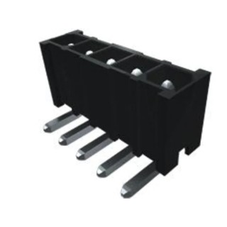 Samtec IPBT Series Straight Surface PCB Header, 4 Contacts, 4.19 mm Pitch, 2 Row, Shrouded IPBT-102-H2-T-D-K