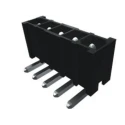 Samtec IPBT Series Right Angle Through Hole PCB Header, 6 Contacts, 4.19 mm Pitch, 2 Row, Shrouded IPBT-103-H1-T-D-RA-K