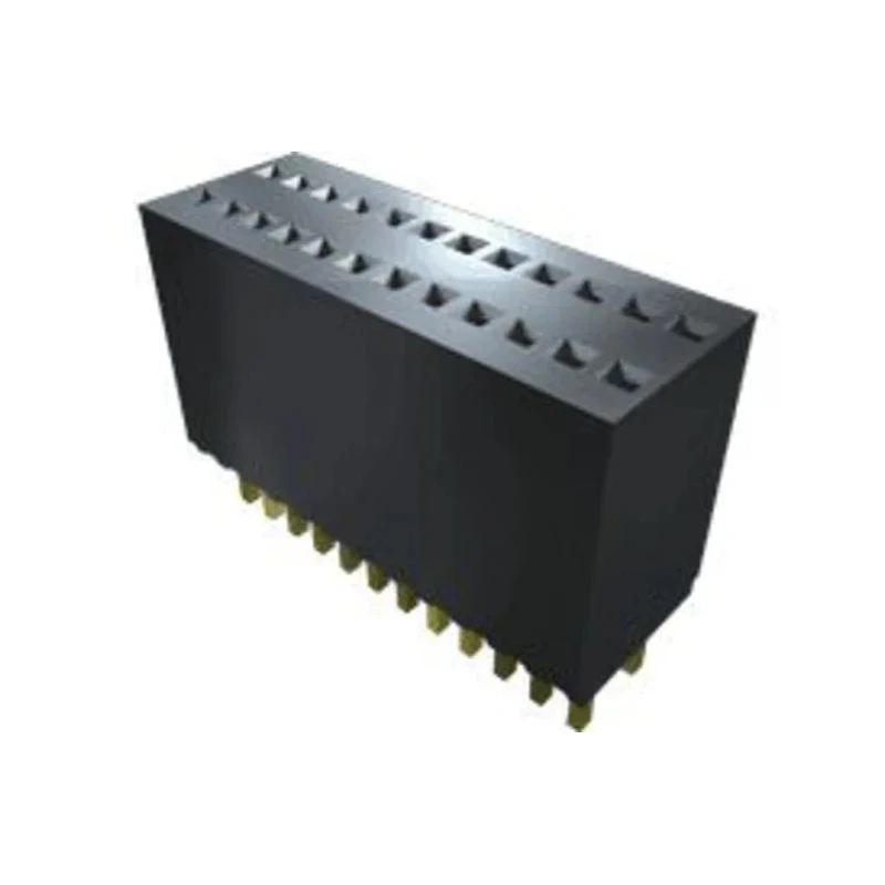 Samtec SMS Series Straight Through Hole PCB Socket 6-Contact 1 Row 1.27 mm Pitch Solder SMS-106-02-G-S