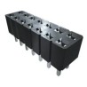 Samtec SLW Series Straight Through Hole PCB Socket 6-Contact 2 Row 2.54 mm Pitch Solder SLW-103-01-S-D