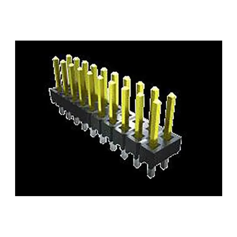 Samtec TSW Series Straight Through Hole Pin Header, 20 Contacts, 2.54 mm Pitch, 2 Row, Unshrouded TSW-110-14-G-D
