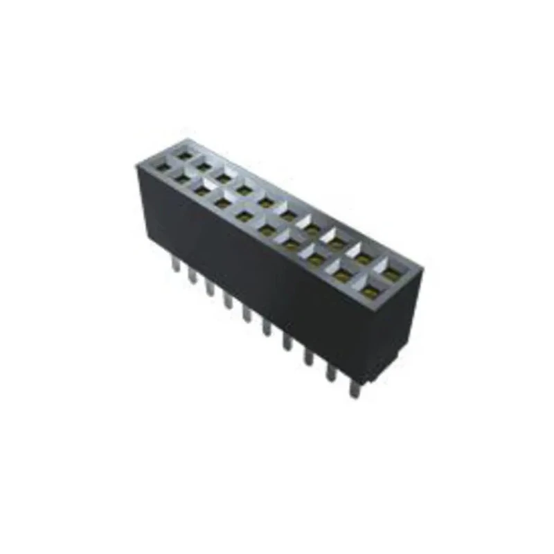 Samtec SFMC Series Straight Through Hole PCB Socket, 6-Contact, 2 Row, 1.27 mm Pitch, 2.9A, 310V SFMC-103-01-S-D