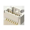 Samtec T1M Series Straight Surface PCB Header 5 Contacts 1 mm Pitch 1 Row Shrouded T1M-05-F-SH-L-K