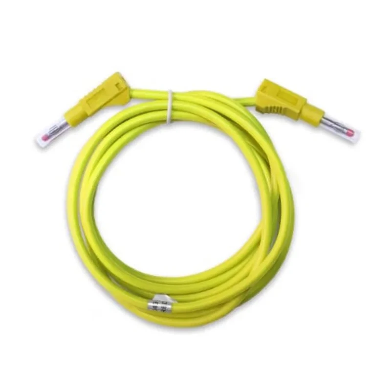 Mueller Electric Test Lead 45A, 600V, Yellow, 2 m Lead Length BU-2323-10-79-4