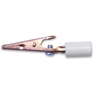 Mueller Electric White Crocodile Clip Copper Contact 10A BU-60CHS-9