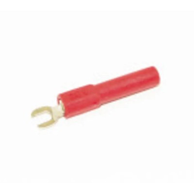 Mueller Electric Insulated Fork Terminal Polyamide, Red BU-30211-2