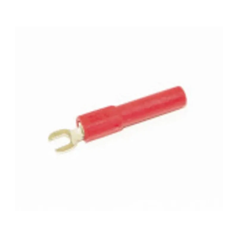 Mueller Electric Insulated Fork Terminal Polyamide, Red BU-30211-2