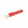 Mueller Electric Insulated Fork Terminal Polyamide, Red BU-30211-2