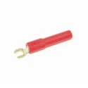 Mueller Electric Insulated Fork Terminal Polyamide 4mm Width Nickel Plated Brass Contact BU-30211-0