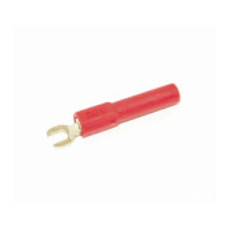 Mueller Electric Insulated Fork Terminal Polyamide 4mm Width Nickel Plated Brass Contact BU-30211-0