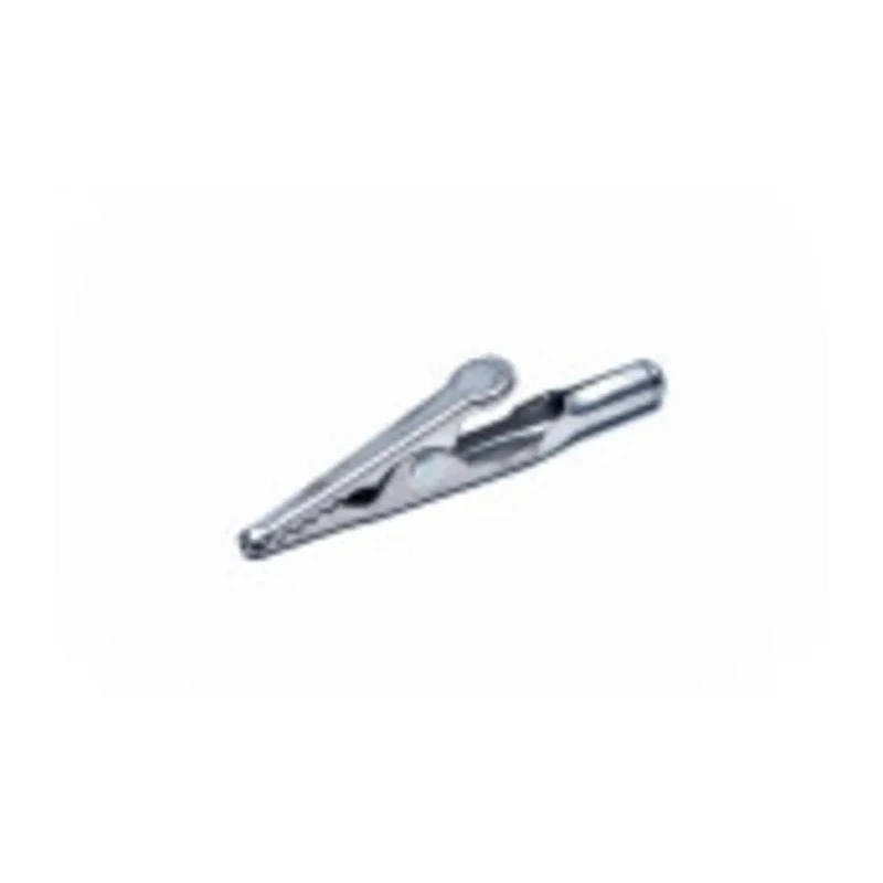 Mueller Electric Black Crocodile Clip, Nickel Plated Steel Contact, 10A BU-61