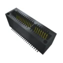 Samtec MEC1 Series Vertical Edge Connector Female, Surface Mount, 40 Contacts, 1 mm Pitch, 2 Row, Gold Plated 