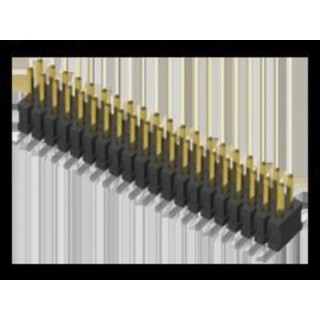 Samtec FTSH Series Straight Surface Pin Header 40 Contacts 1.27 mm Pitch 2 Row Unshrouded FTSH-120-01-L-DV-K