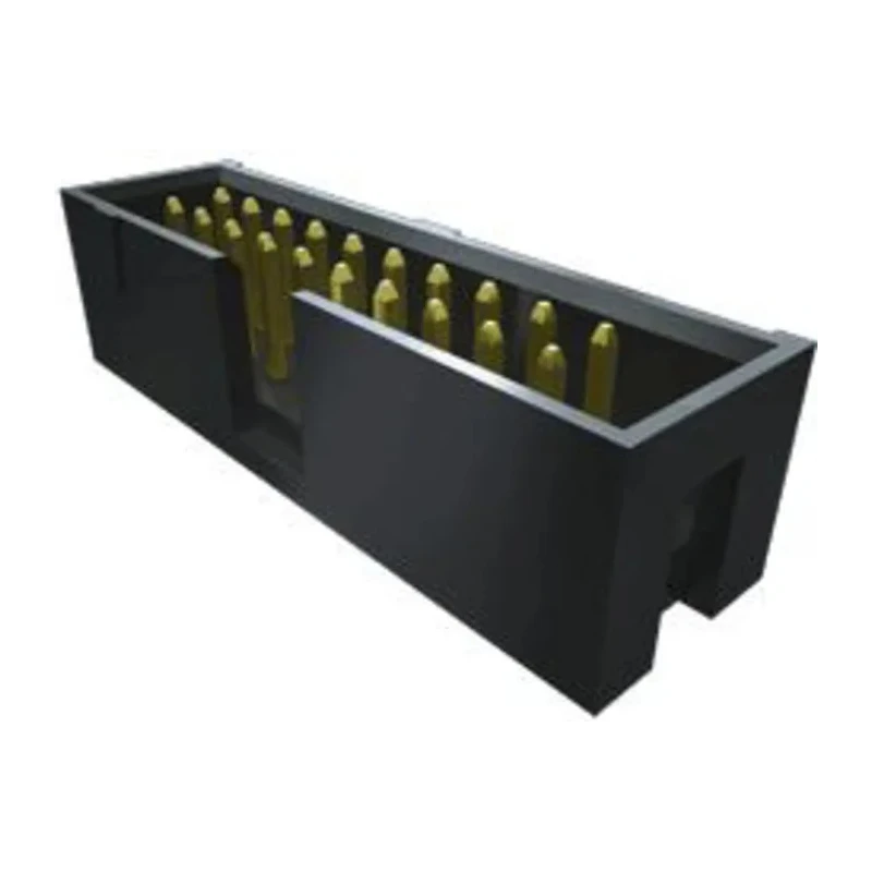Samtec TST Series Right Angle Through Hole PCB Header, 10 Contacts, 2.54 mm Pitch, 2 Row, Shrouded TST-105-04-L-D-RA