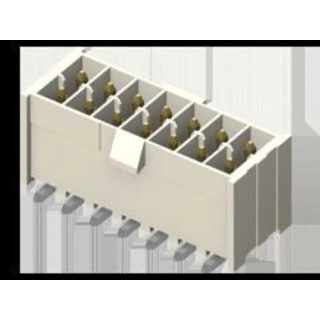 Samtec IPL1 Series Right Angle Through Hole PCB Header, 12 Contacts, 2.54 mm Pitch, 2 Row, Shrouded IPL1