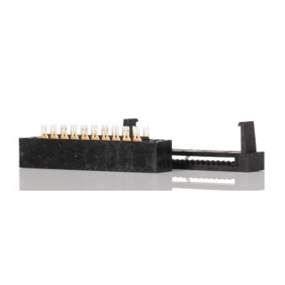 Samtec 20-Way IDC Connector Ribbon Cable Female 2 Row, 2.3A, 1.27mm Pitch, Right Angle FFSD-10-01-N