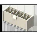 Samtec IPL1 Series Straight Through Hole PCB Header, 6 Contacts, 2.54 mm Pitch, 1 Row, Shrouded IPL1
