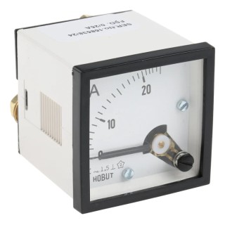 HOBUT Analogue Panel Ammeter 100 A AC 48 mm x 48 mm Class 1.5 Moving Iron D48SD