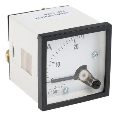 HOBUT Analogue Panel Ammeter 100 A AC 48 mm x 48 mm Class 1.5 Moving Iron D48SD