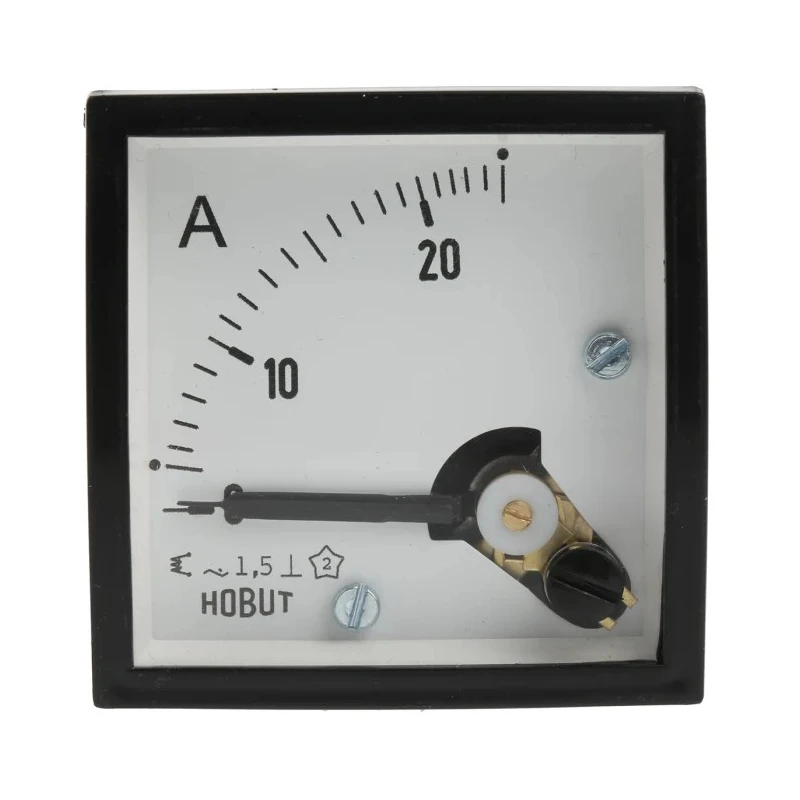 HOBUT Analogue Panel Ammeter 100 A AC 48 mm x 48 mm Class 1.5 Moving Iron D48SD